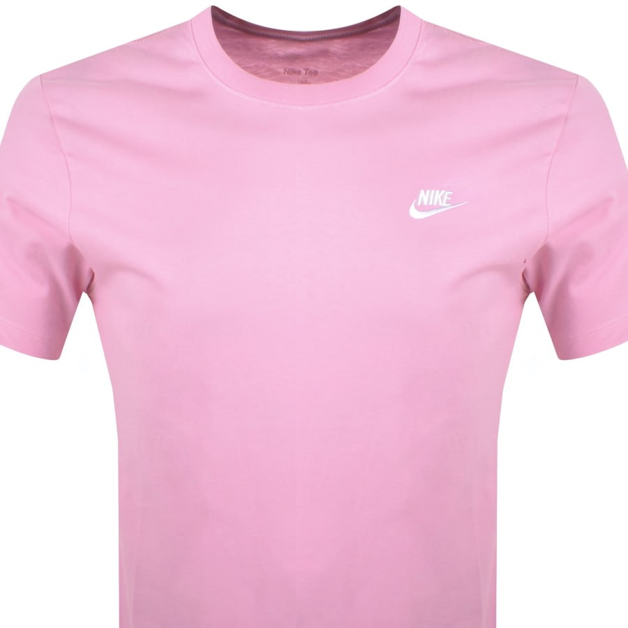 Pink nike crew neck discount